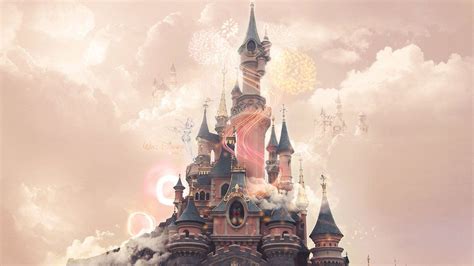 Disney Castle Drawing Background