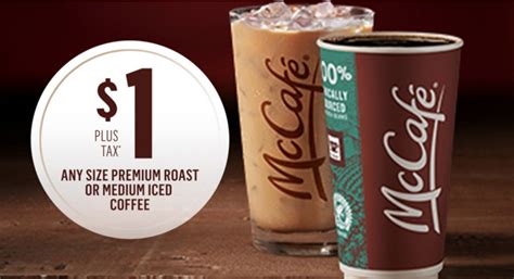 McDonald’s McCafé Canada Promotions: Any Size Premium Roast coffee or ...