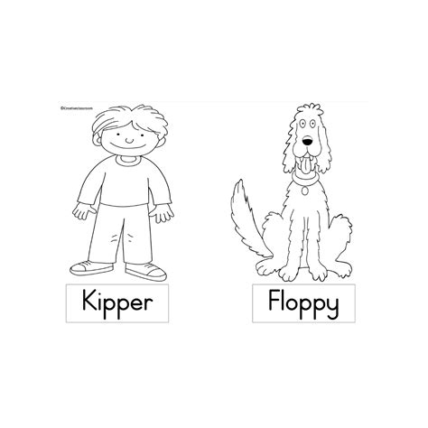 Biff Chip And Kipper Coloring Pages