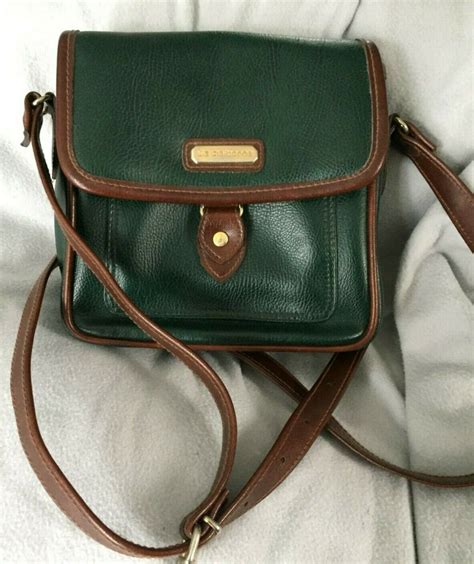 Vintage Liz Claiborne Shoulder Bag Purse Green Pebbled Leather, with ...