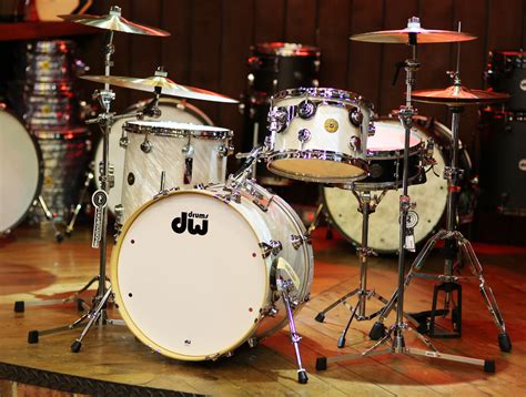 DW Jazz Series 3-Piece Shell Pack in Twisted White Satin – Drum Shop