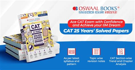 CAT Previous Year Question Papers | For Exam 2023 – Oswaal Books and ...