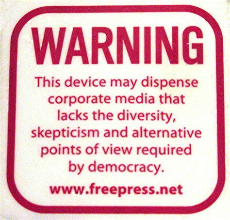 Warning labels for attempted journalism - Dangerous Intersection