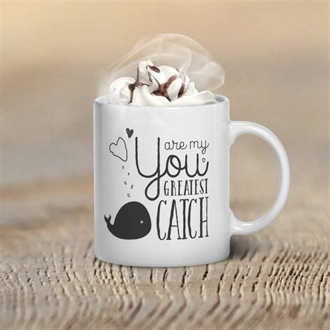 Valentines Day Mug Whale Coffee Mug Cute Coffee Mug by GulfRoad