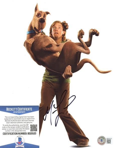 Matthew Lillard Signed "Scooby-Doo 2: Monsters Unleashed" 8x10 Photo ...