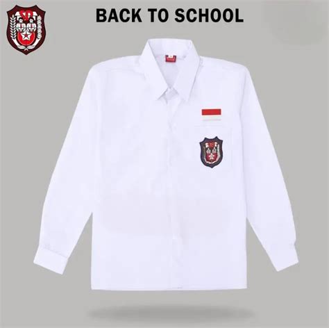 SERAGAM SD PUTIH LENGAN PANJANG / SERAGAM SEKOLAH SD / SERAGAM SEKOLAH KELAS 1-6 BAHAN OXFORD ...