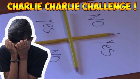 CHARLIE CHARLIE CHALLENGE ! - YouTube