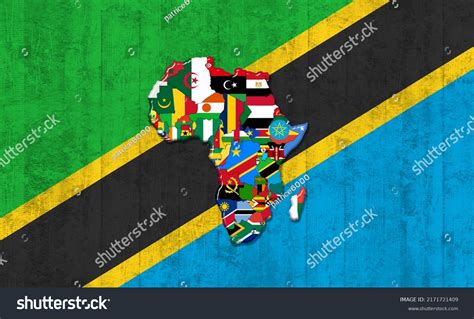 Tanzania Flag Map Flags African World Stock Illustration 2171721409 ...