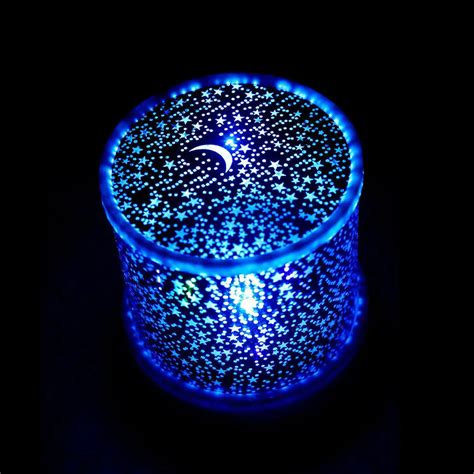 Blue LED Star Master Night Light Music Revolving Sleeping Lamp ...