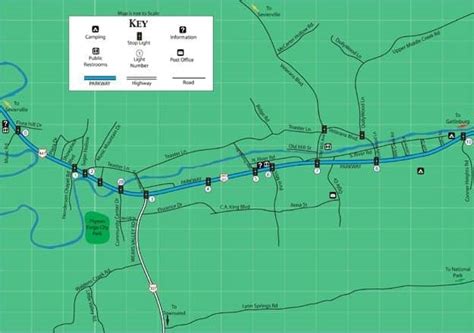 Pigeon Forge Traffic Light Map - Mount Snow Trail Map