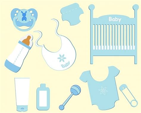 Download Baby, Boy, Accessories. Royalty-Free Stock Illustration Image ...