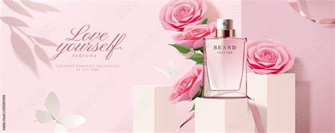 Elegant perfume banner ads Stock Vector | Adobe Stock