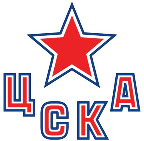 Moscow CSKA Primary Logo - Kontinental Hockey League (KHL) - Chris Creamer's Sports Logos Page ...