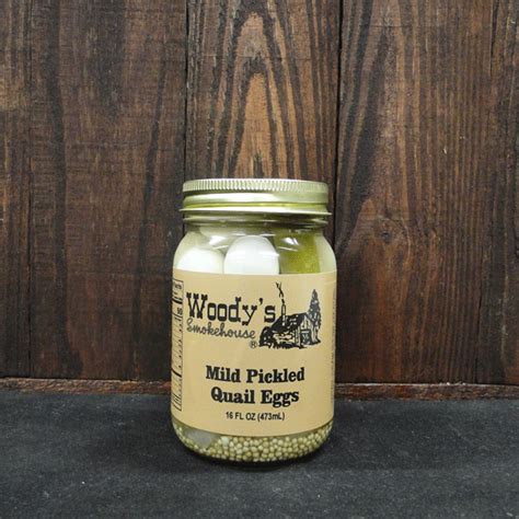 Mild Pickled Quail Eggs - Woody's Smokehouse