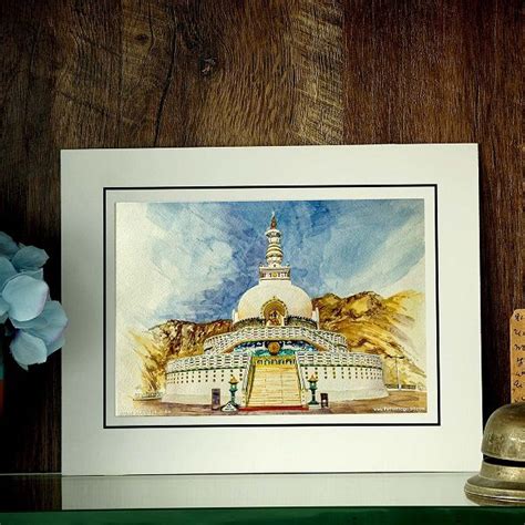 Shanti Stupa, Ladakh - Art Print - The Heritage Art