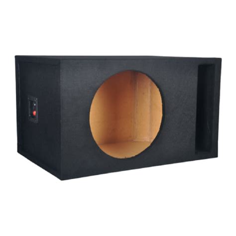 Fredo L-Port Bass Enclosure (for 12in Double Magnet/DVC Sub - Volume 75Litres)