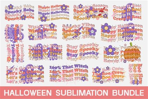 Halloween Sublimation bundle , Halloween Svg Bundle