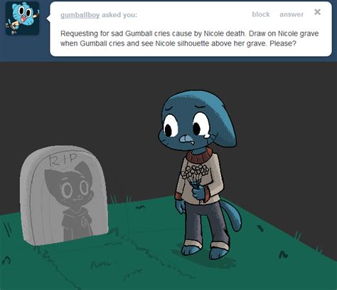 Sad Sad Gumball by nyanmeowth on DeviantArt