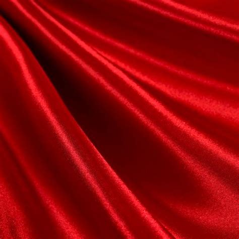 Red Satin Fabric Decor Fabric Sewing Material Fabric By The Yard Charmeuse Satin #FabricBravo ...