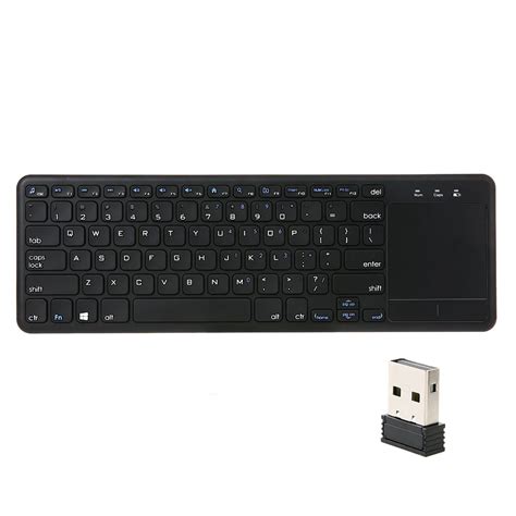 2.4G Wireless Keyboard Touchpad Wireless Multi touch Mini Keyboards with USB Receiver Compatible ...