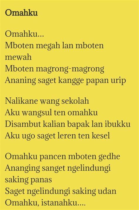 Geguritan Bahasa Jawa. Kenali sebelum Contohnya Hilang! - Pengertian perbedaan