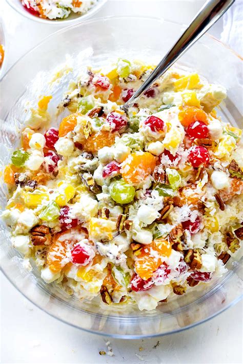 Ambrosia Salad | foodiecrush.com