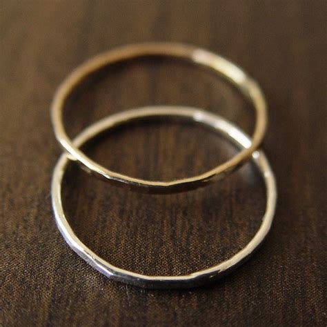 Mixed Metal Band - Etsy