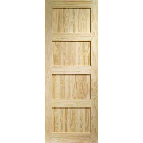 Clear Pine Shaker 4 | Chislehurst Doors