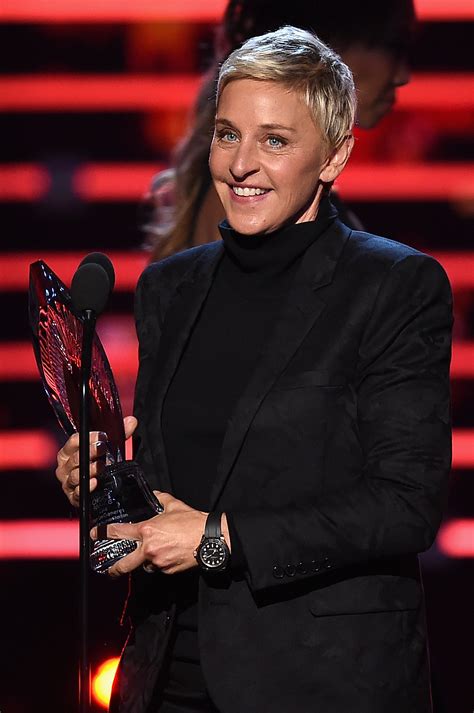 Ellen DeGeneres Wins People's Choice Humanitarian Award & Gives Quotes To Live By In Her ...