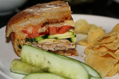 what's for dinner?: toasted turkey sandwich with quick cucumber pickles... 35 minutes