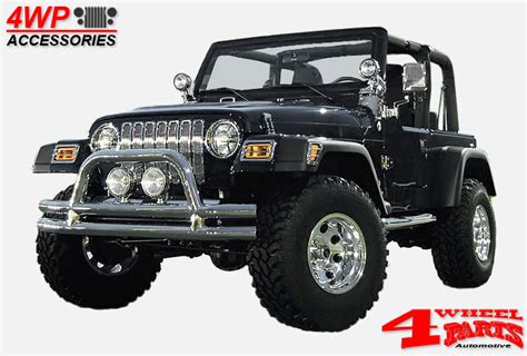 Jeep Wrangler TJ Accessories Stainless & Chrome | 4 Wheel Parts