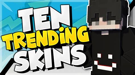 10 Trending Minecraft Skins! - YouTube