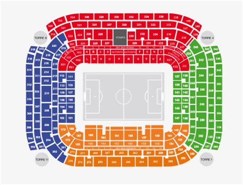 San Siro Stadium Seating Plan