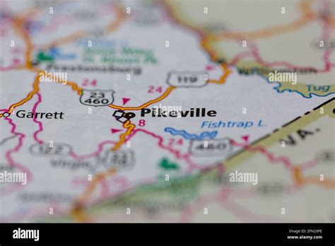 Pikeville kentucky map hi-res stock photography and images - Alamy