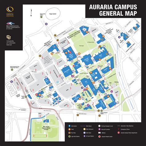 Metro State Denver Campus Map - Printable Maps Online