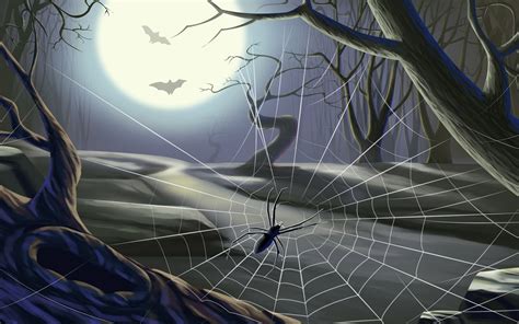 🔥 Download Spider Web On Halloween Wallpaper by @rjenkins84 | Spider Web Wallpaper, Spider Web ...