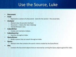 Tutorial 5 (lucene) | PPT