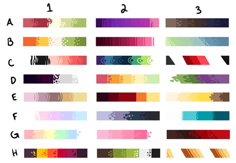 F2U Color Palettes by NurseryBears on DeviantArt | Color palette ...