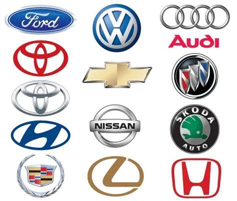 Famous Car Brand Logos Vector