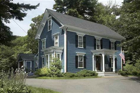 Exterior paint colors blue - Hawk Haven