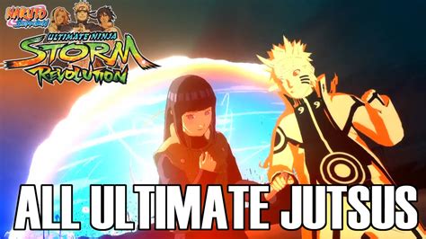 Naruto Shippuden Ultimate Ninja Storm Revolution: All Ultimate Jutsus - YouTube