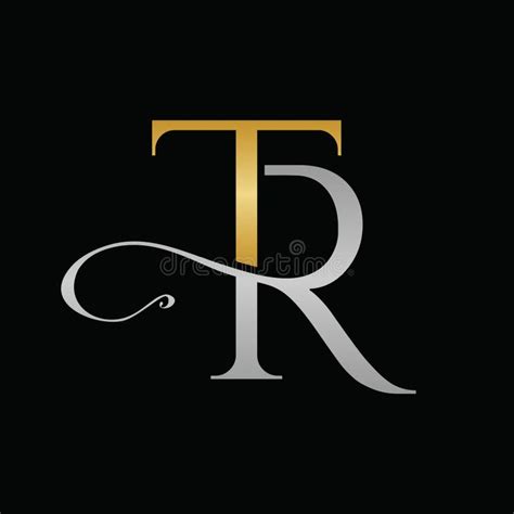 TR Logo, TR Monogram, Initial TR Logo, Letter TR Logo, Luxury Vector Stock Vector - Illustration ...