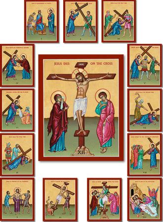 Stations of the Cross Set | Mopnastery Icons