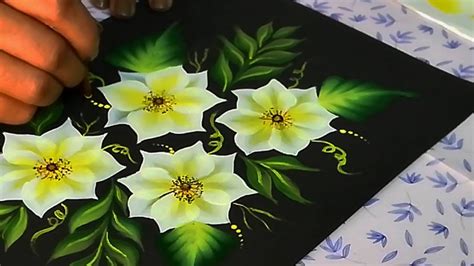 one stroke painting flowers - Charisse Dunbar