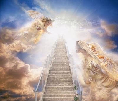 Angels guard the stairs that the dead climb up into heaven [16]. | Download Scientific Diagram