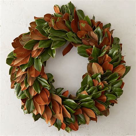 Fresh Magnolia Wreath | Terrain