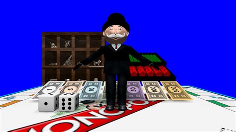 3d Model Monopoly Mr Pieces