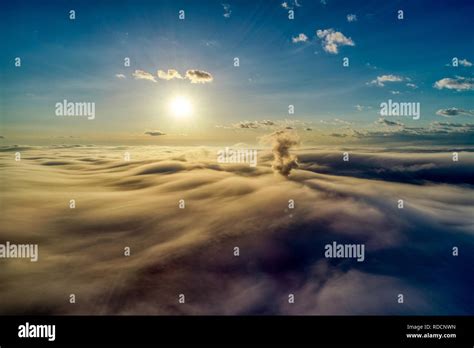 Aerial Photography of Sea of Clouds Stock Photo - Alamy