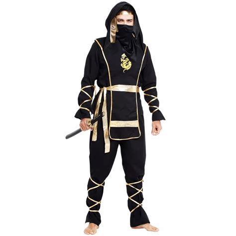 Man Ninja Cosplay Costumes Purim Party Clothing Hokkaido Samurai Suit ...