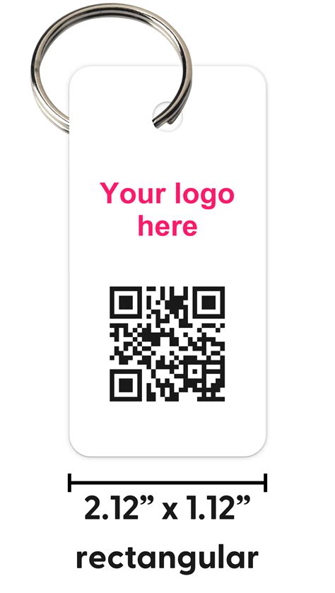 Customizable Plastic Asset Tags (with keyring) | Cheqroom Asset Label Store – CHEQROOM STORE